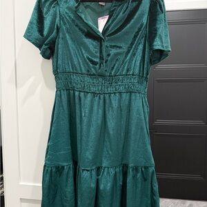 French Connection Teal Mini Dress